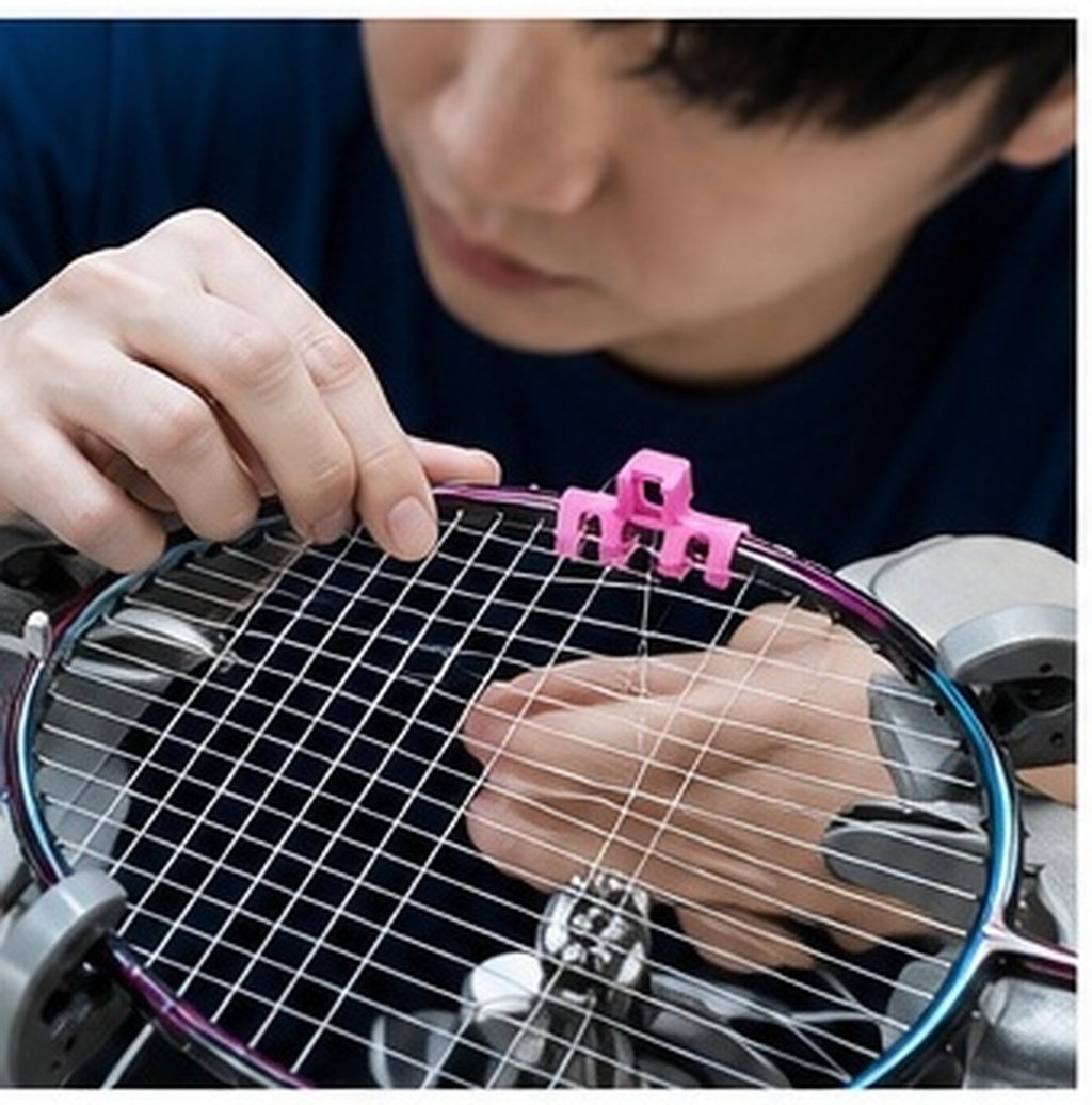 Badminton Racket Carbon - Macchina per infilare e avvolgere le