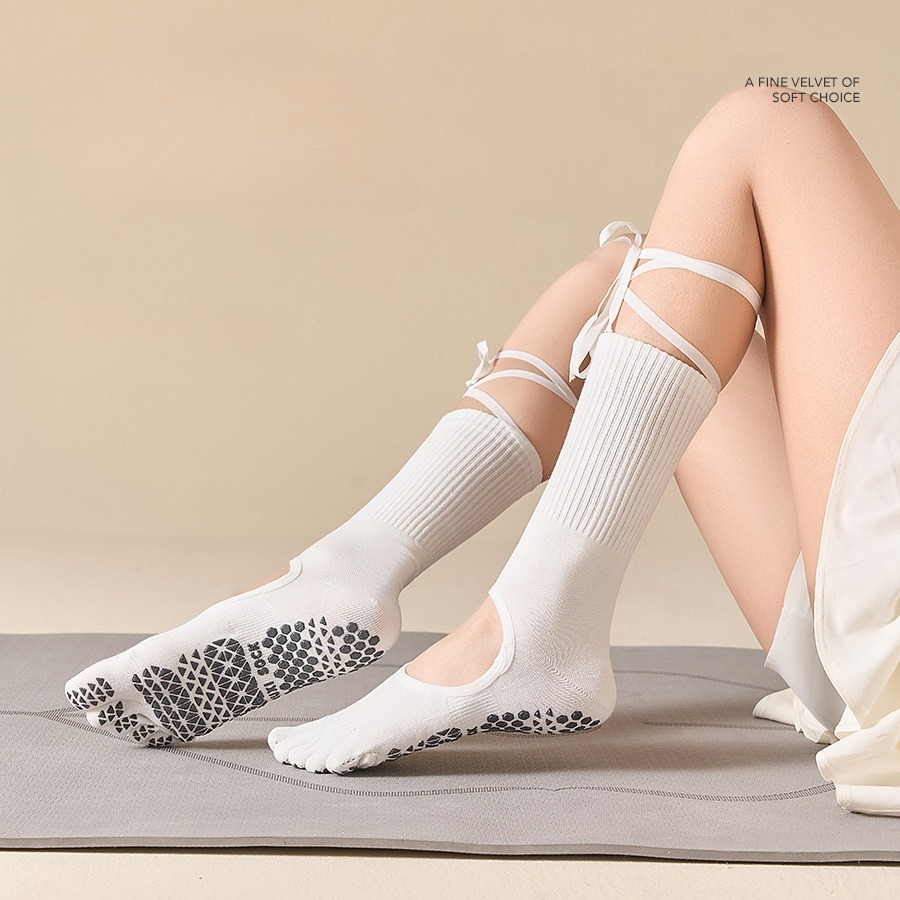 Calzini da yoga con lacci e an - Sports Grip recensione e prezzo